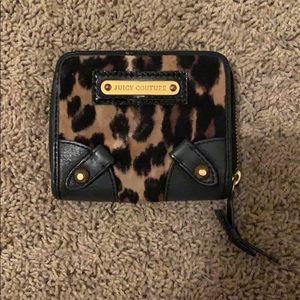 Juicy couture cheetah print wallet